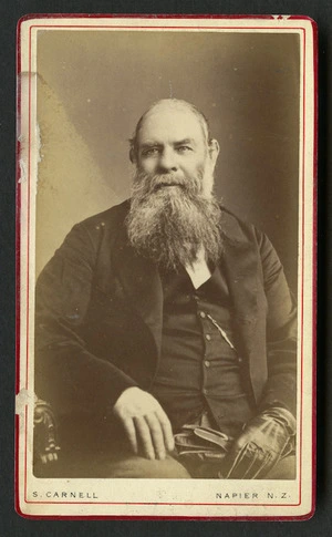 Carnell, Samuel 1832-1920 : Portrait of J M Brown