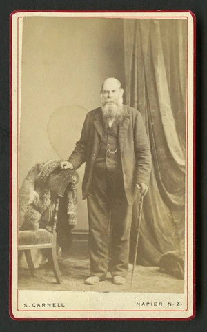 Carnell, Samuel 1832-1920 : Portrait of J M Brown