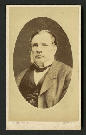 Carnell, Samuel 1832-1920 : Portrait of Sir Donald McLean