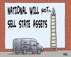 'J Key Alterations Limited'. 'National will not sell state assets'. 14 April, 2008