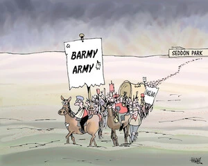 Barmy army. 10 March, 2008