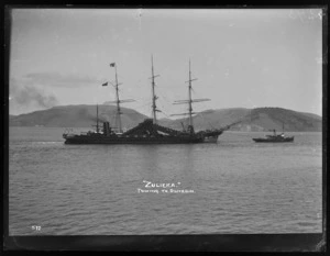 Zulieka [i.e. Zuleika] towing to Dunedin