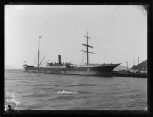 Steam ship Waikato at Port Chalmers