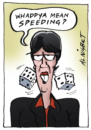 "Whaddya mean speeding?" 1 August, 2005