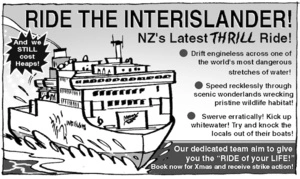 RIDE THE INTERISLANDER! NZ's Latest THRILL Ride! 31 August, 2005