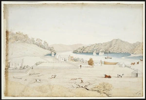 Aubrey, Christopher, fl 1868-1906 :[Paterson Inlet, Stewart Island]. 1879.