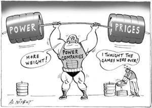 POWER. PRICES. POWER COMPANIES. "More weight!" "I though the games were over!" 2 September, 2004