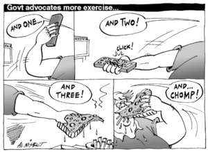 Govt advocates more exercise... 20 January, 2005