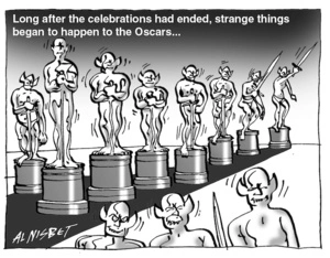 Long after the celebrations had ended, strange things began to happen to the Oscars... 3 March, 2004