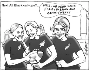 Next All Black call-ups?.. "Well, we need some flair, passion and commitment!". 25 August, 2004