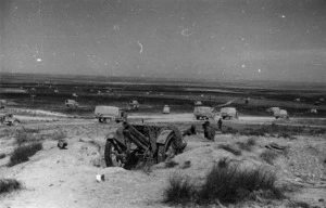 NZASC vehicles dispersing out to the plain