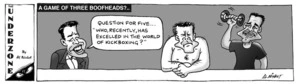 A game of three boofheads?.. "Question for five... 'Who, recently, has excelled in the world of kickboxing?" 12 July, 2008