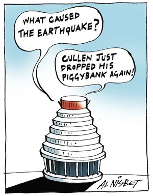 "What caused the earthquake?" "Cullen just dropped his piggybank again!" 22 January, 2005