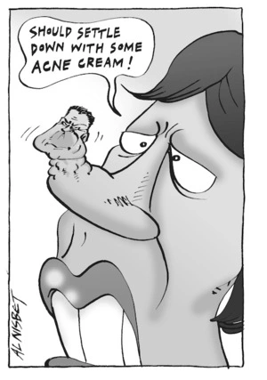 "Should settle down with some acne cream!" 27 May, 2005