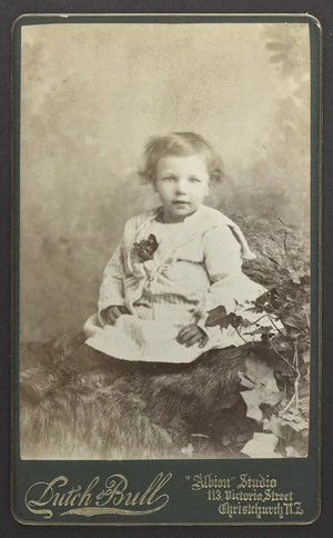 Studio portrait of a young child