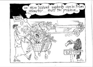 "In New Zealand anybody can be Prime Minister,,, that's the problem..." 14 March, 2008