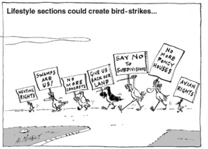 Lifestyle sections could create bird-strikes... 10 August, 2004