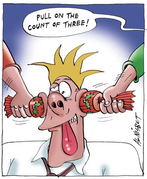 "Pull on the count of three!" 16 December, 2004.