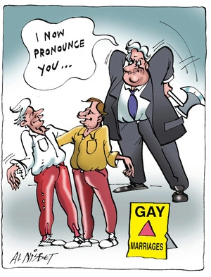 GAY MARRIAGES. "I now pronouce you..." 15 April, 2004
