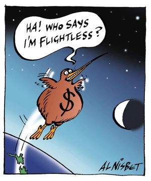 "Ha! Who says I'm flightless?" 17 April, 2007