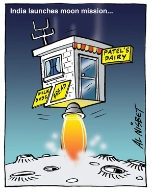 India launches moon mission... 'Patel's dairy.' 26 October, 2008.