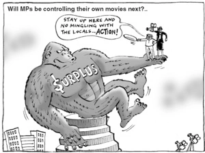 Will MPs be controlling their own movies next? "Stay up here and no mingling with the locals...ACTION!" 21 March, 2005