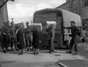 NZEF in Japan - Patriotic gifts arrive in Japan.