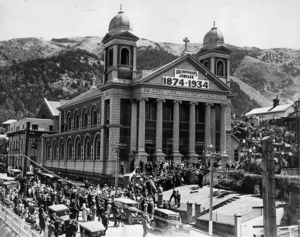 The Basilica of the Sacred Heart, Hill Street, Wellington, during the Archbishop's Jubilee