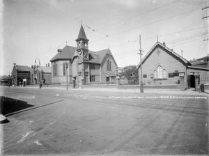 St Thomas' Church & hall, Riddiford Street, Newtown