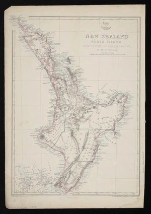 New Zealand, North Island, New Ulster or Eaheinomauwe / / by John Dower ; E. Weller, Lithogr.