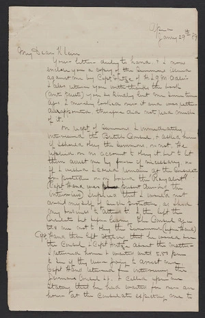 German Summons and letter - R Fletcher