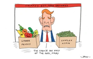 Chippy's GST-free groceries