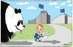 Hipkins signing EU FTA & visiting Nato