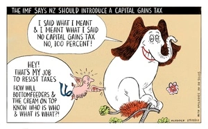The IMF says NZ should introduce a capital gains tax