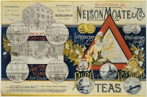 Ask your grocer for Nelson Moate & Co's pure blended teas. [1882].