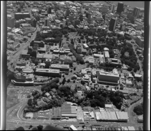 Central Auckland showing University of Auckland and Albert Park