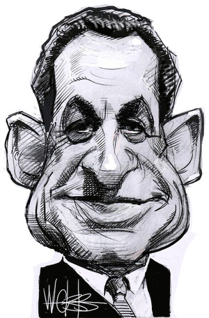 Nicolas Sarkozy. 23 April, 2007.