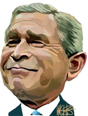 Webb, Murray, 1947- : George W. Bush [ca 8 November 2004]