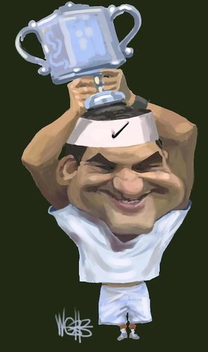 Roger Federer. 26 January, 2007.