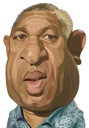 Frank Bainimarama. 10 July, 2007.
