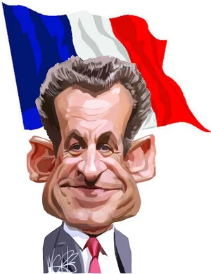Nicolas Sarkozy. 9 May, 2007.