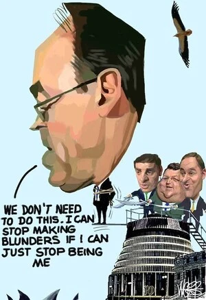 Don Brash. "We don't need to do this. I can stop making blunders if I can just stop being me." 16 May, 2006.