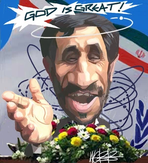 Mahmoud Ahmadinejad. 12 April, 2006.