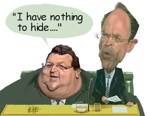 Gerry Brownlee and Don Brash. 7 March, 2006.