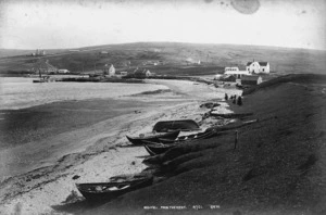 Photograph of the village of Mid-Yell, Shetland
