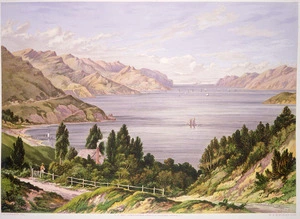 Barraud, Charles Decimus 1822-1897 :Lyttelton Harbour. C. D. Barraud del, W. D. Blatchley lith., C. F. Kell, Lithographer, London [1877]