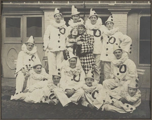 Group photograph of the New Zealand Divisional Concert Party