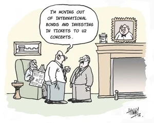 "I'm moving out of International Bonds and investing in tickets to U2 concerts." 6 December, 2005.