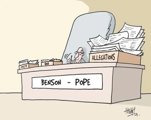 Allegations. Benson-Pope. 28 February, 2006.