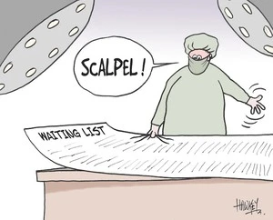 Waiting list. "Scalpel!" 24 May, 2006